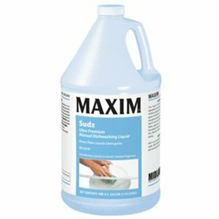 MIDLAB Maxim Sudz Dish Detergent 1 Gallon Herbal Scent KS2210, 4PK 221000-41